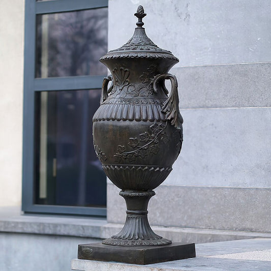  Elegante Gartenamphore Aus Bronze - Victoria