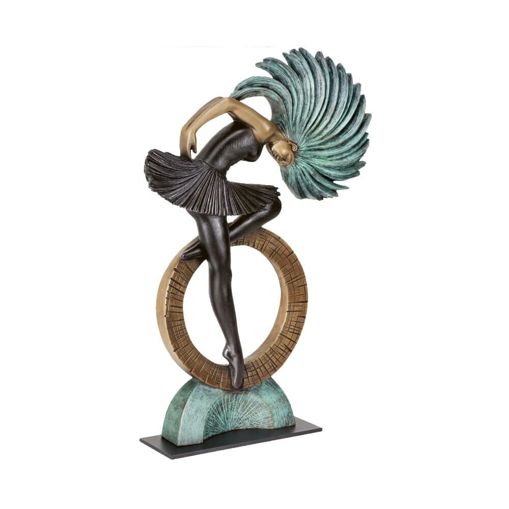  Elegante Tänzerin Aus Limitiertem Bronzehandwerk - Tanzendes Mädchen