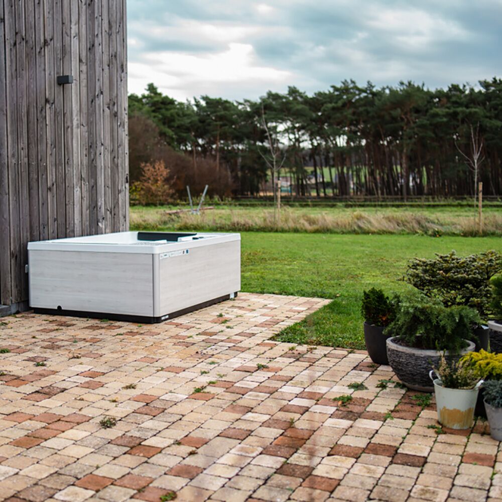  Eleganter Jacuzzi Für Indoor & Outdoor Mit 4 Sitzplätzen - Tahira