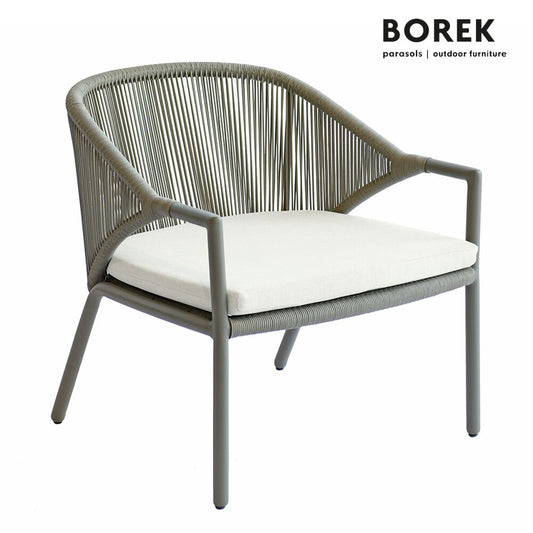  Eleganter Loungesessel Mit Kissen Für Den Garten Aus Aluminium - Borek - Madeira Loungesessel