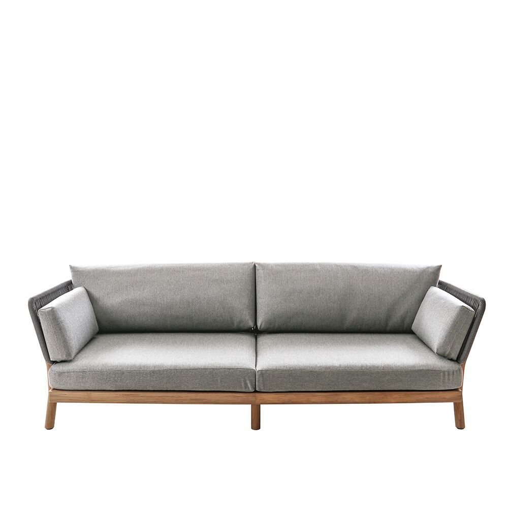 Elegantes Gartensofa Aus Teakholz Mit Polstern - Claire Gartensofa