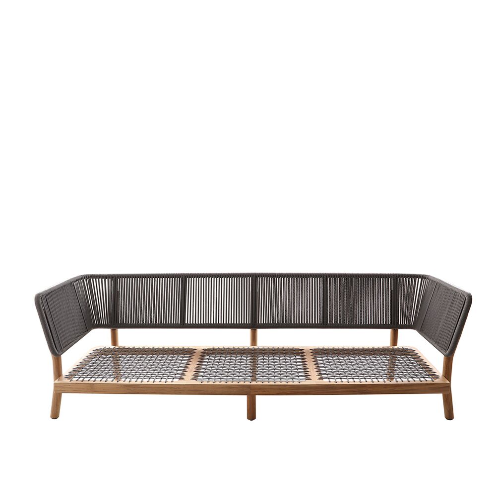  Elegantes Gartensofa Aus Teakholz Mit Polstern - Claire Gartensofa