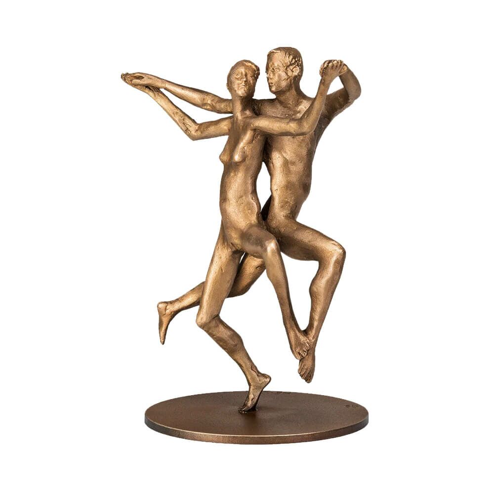  Elegantes Tanzpaar Aus Bronzeguss Aus Limitierter Edition - Kadentes Paar