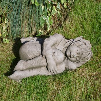  Elfenfigur Faye - Steingussfigur Fü¸r Den Garten