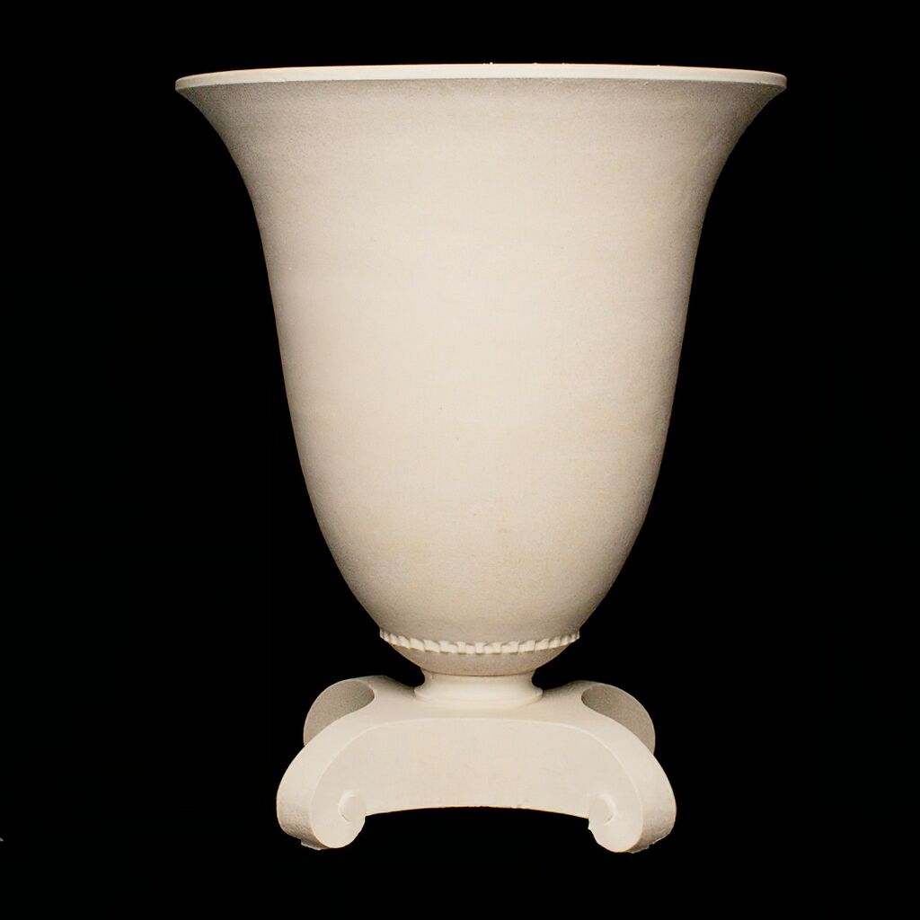  Englische Blumenamphore Steinguss - Hestia