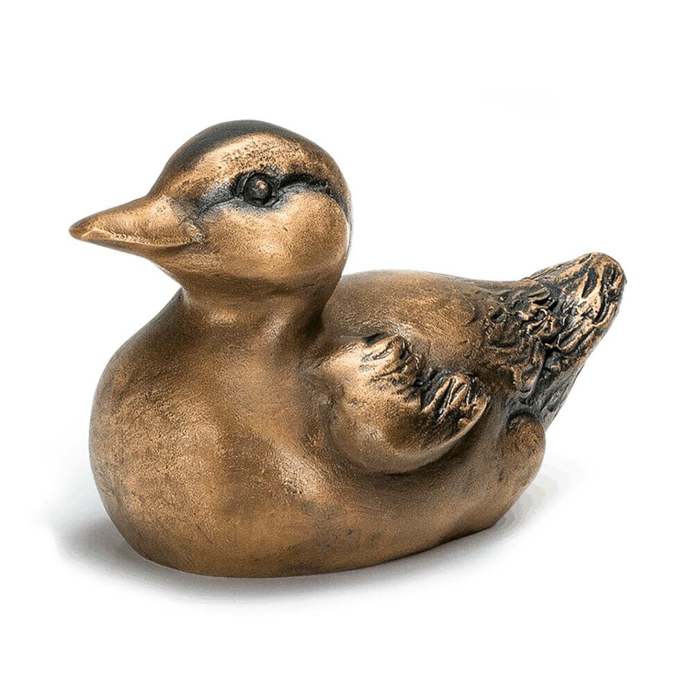  Entenküken Aus Bronze - Tierfiguren Für Den Garten - Entenküken Set