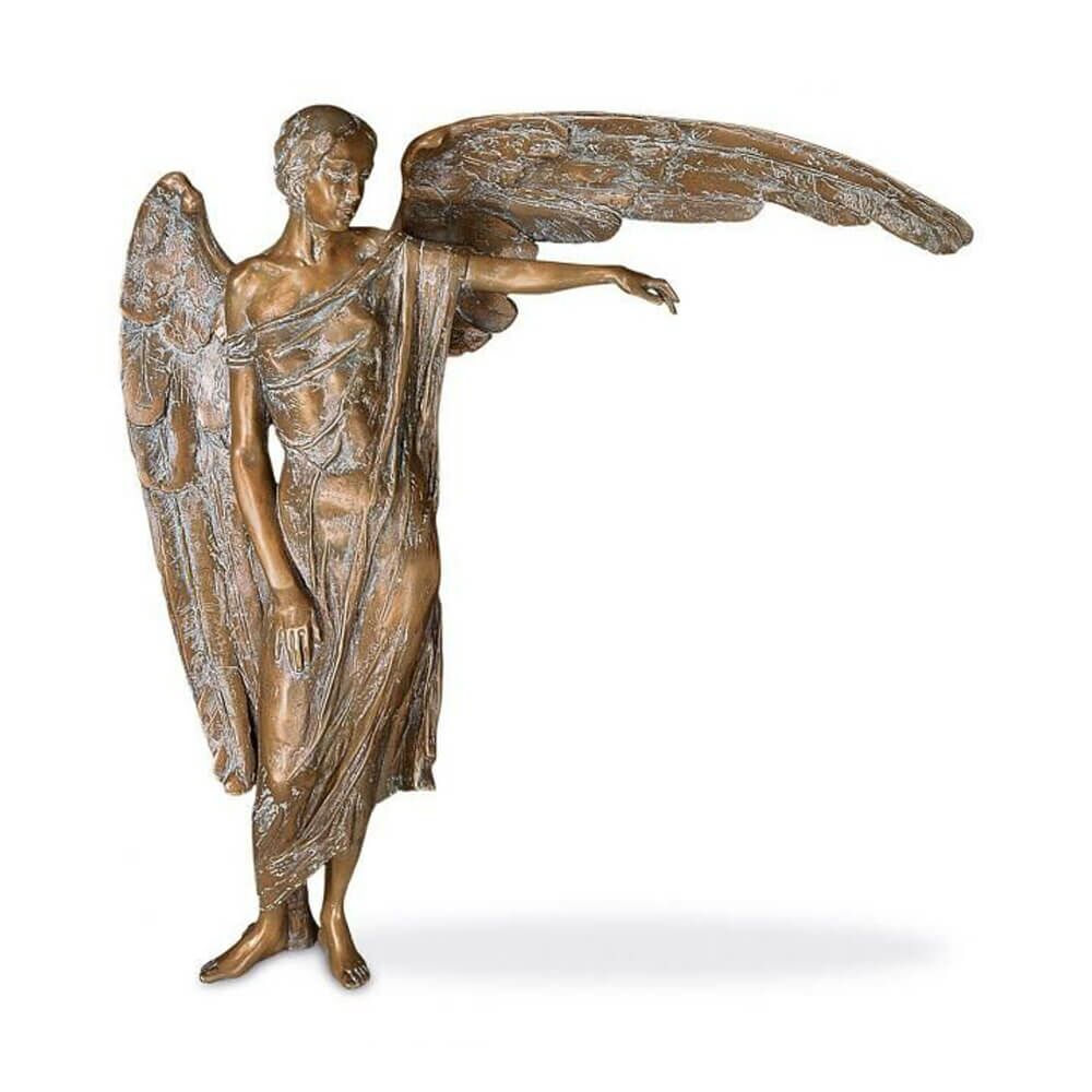  Exklusive Engelfigur Aus Bronze - Limitiert - Thronoi