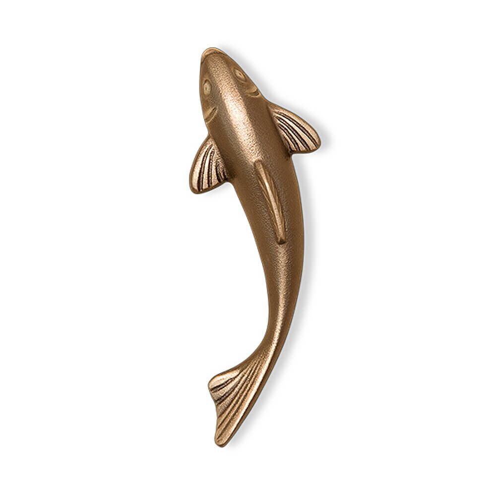  Fischskulptur Aus Bronze Oder Aluminium - Fisch Han Links
