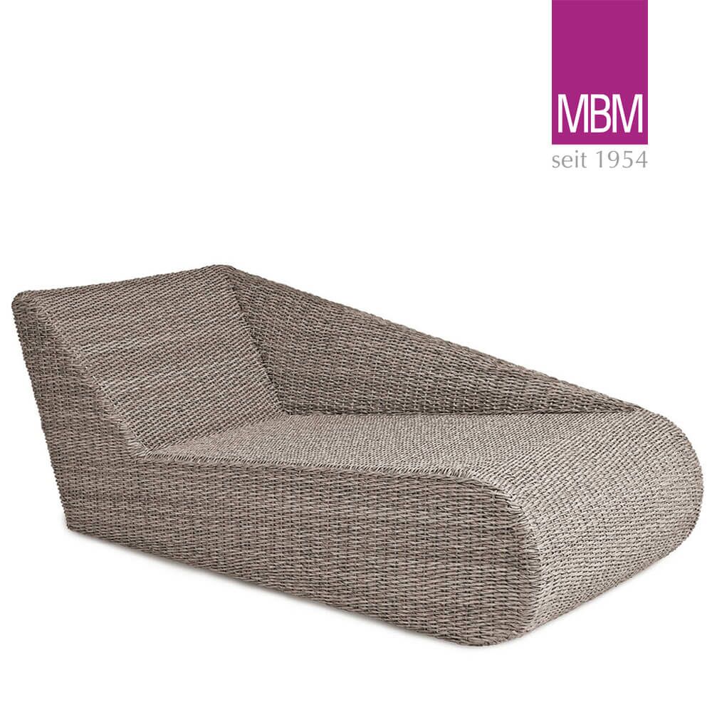  Formschöne Geflochtene Relaxlounge Rechts Von MBM - Relax Lounge Twist Rechts