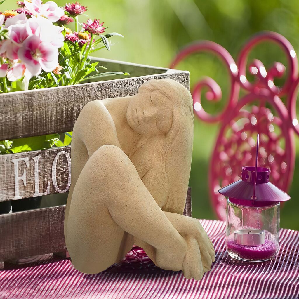  Frauenakt Stein Gartenfigur - Josefine