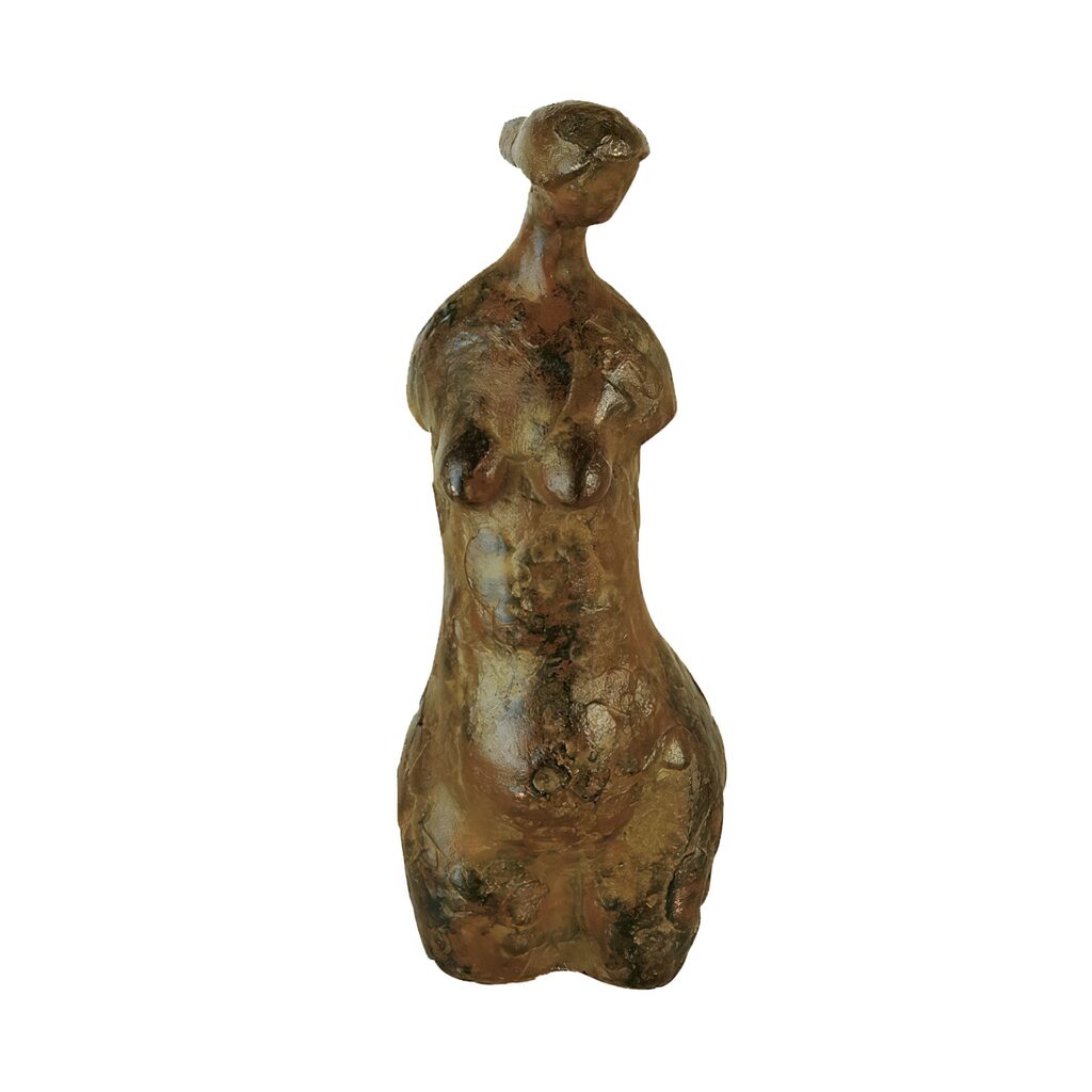  Frauentorso In Rostoptik Aus Bronzeguss - Limitiert - Torso