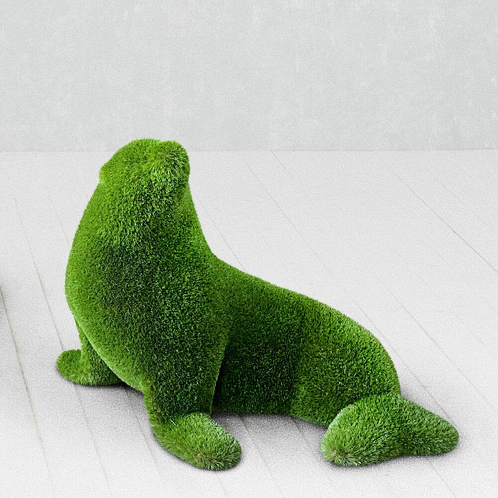  Fröhlicher Seelöwe - Seehund Als Topiary Gartendeko - Maggie