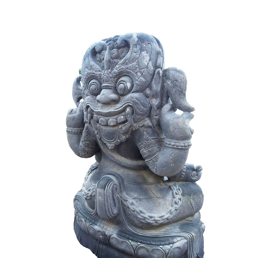  Ganesha Buddha Elefant Skulptur Aus Stein - Kiranmala