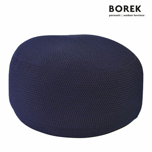  Garten Bodenkissen - Pouf - Navy - Borek - Ardenza Seil - Crochette Sitzkissen