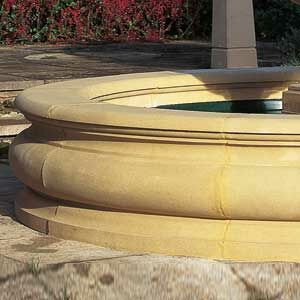  Garten Brunnen Becken Sandstein Groß - Bordatura