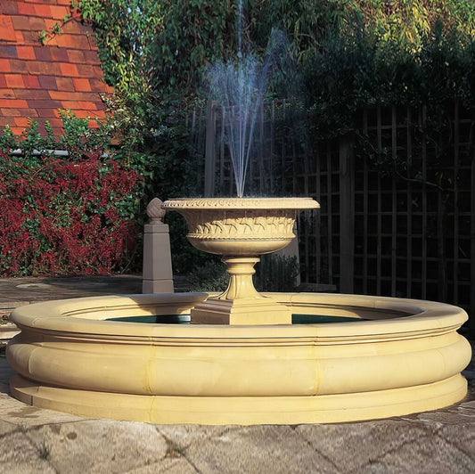  Garten Brunnen Sandstein Mit Fontäne - Fontana Romanico
