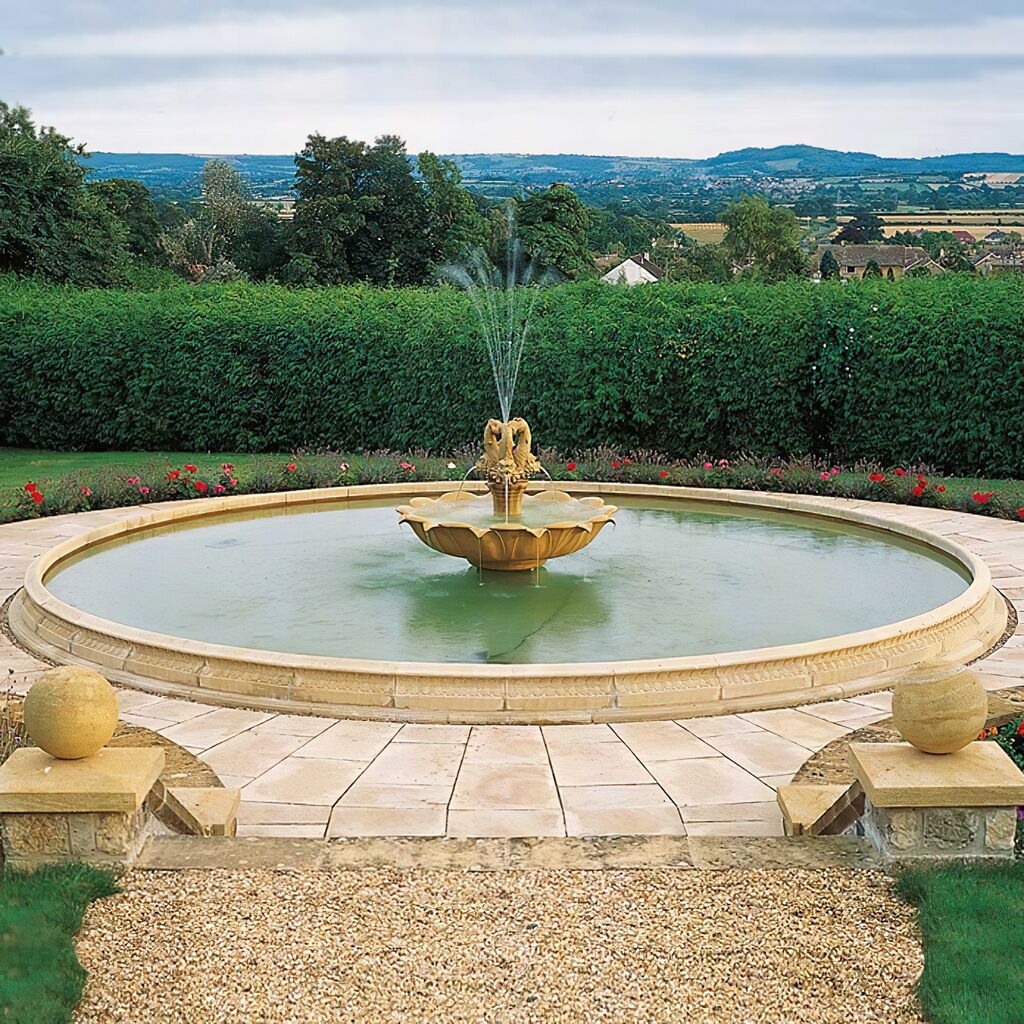  Garten Brunnen Umrandung Groß - Molto Grande