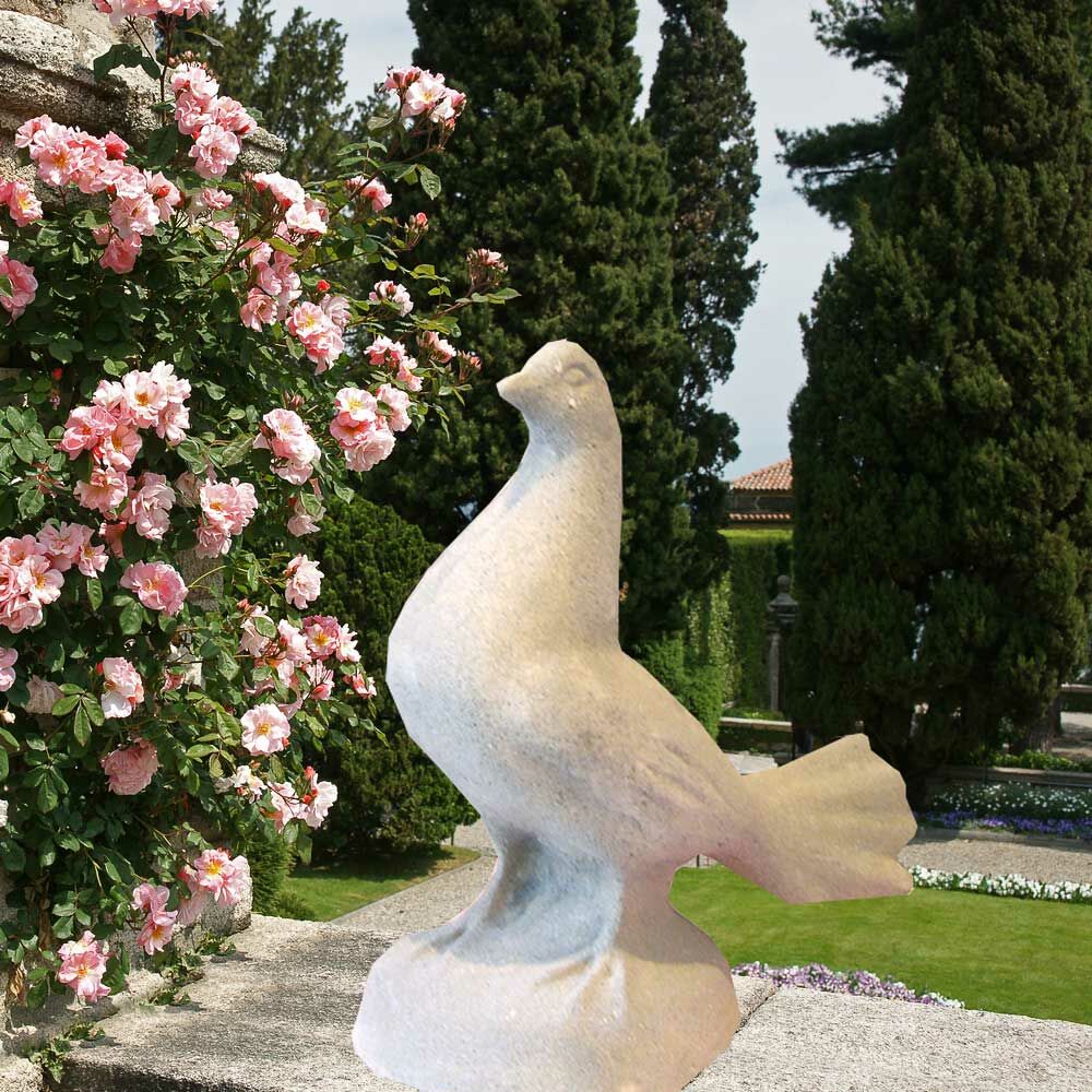  Garten Figur Mit Taube - Silvana