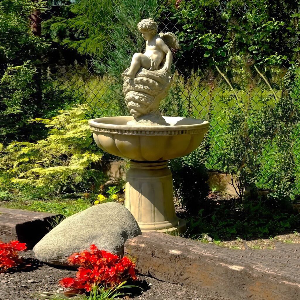  Garten Fontäne Mit Amor Figur Als Gartendekoration - Damiano