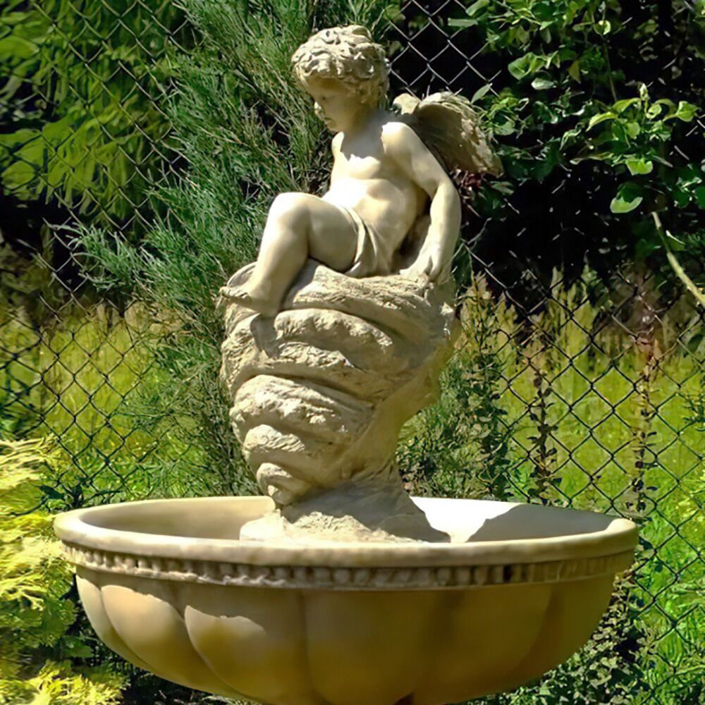  Garten Fontäne Mit Amor Figur Als Gartendekoration - Damiano