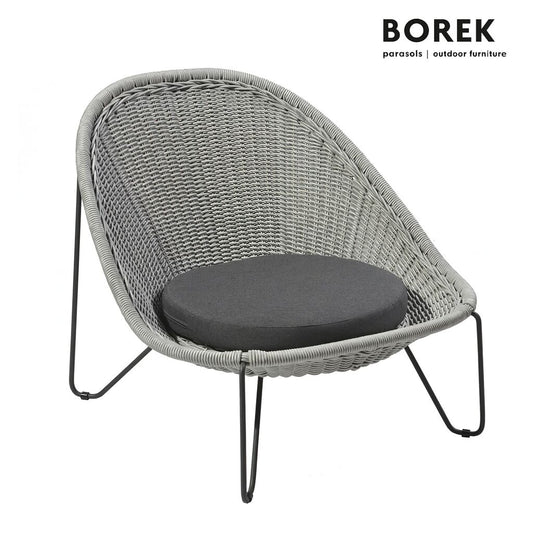  Garten Klubsessel Von Borek - Edelstahl - Grau - Mit Auflage - Pasturo Klubsessel