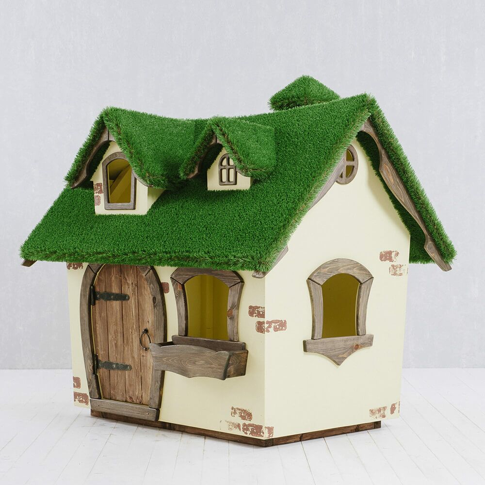  Garten Kunstobjekt Haus - Topiary - GFK & Kunstrasen - Casa Millor