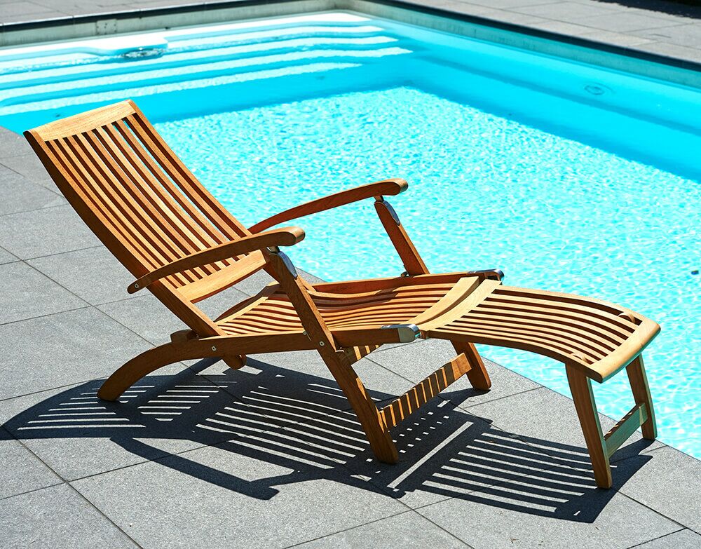  Garten Liegestuhl Aus Teakholz - Modern - Lola Deckchair