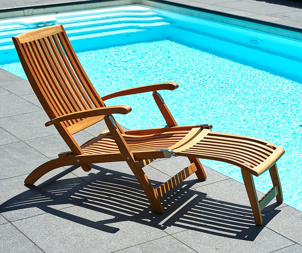  Garten Liegestuhl Aus Teakholz - Modern - Lola Deckchair