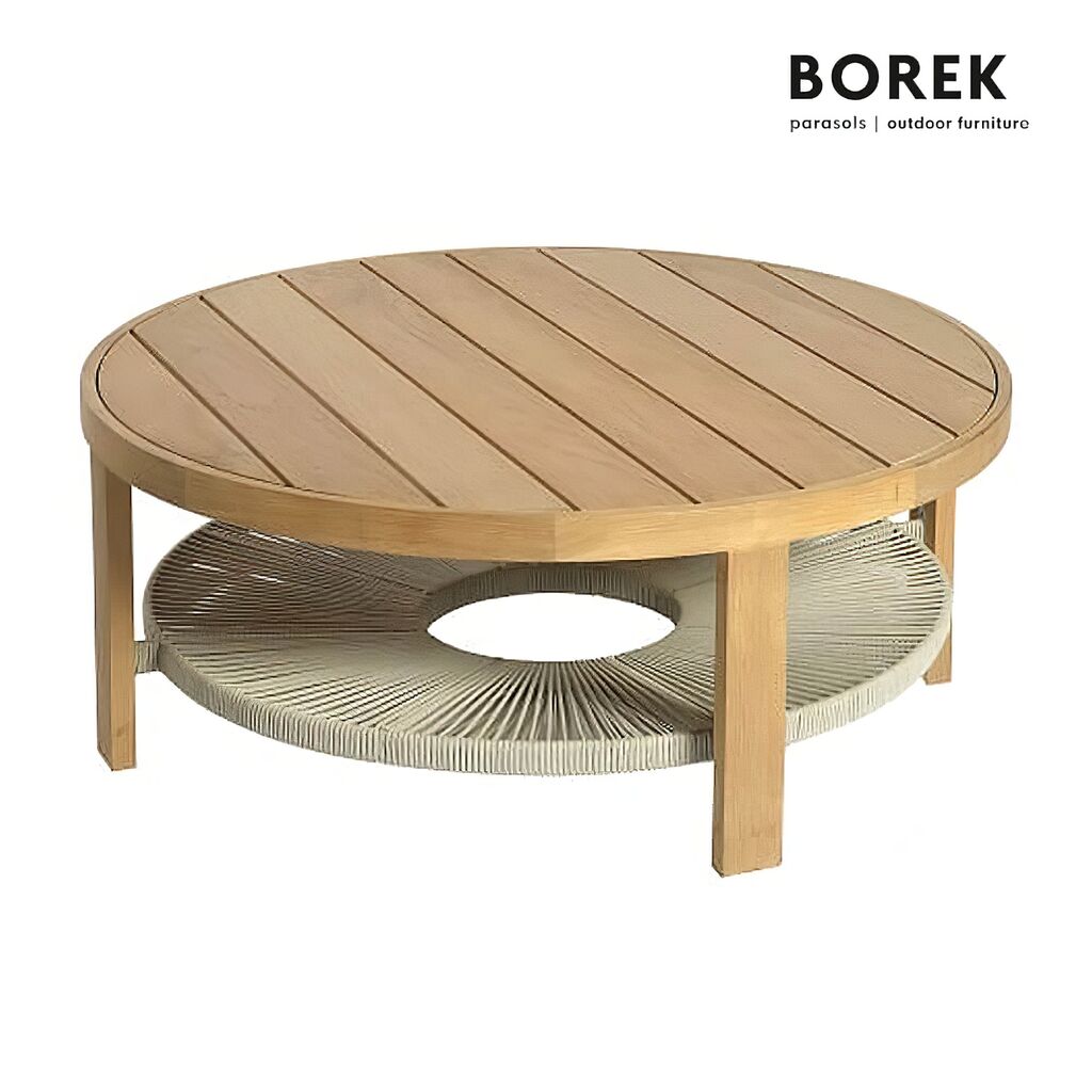  Garten Loungetisch Aus Teakholz Mit Rope - Loungetisch Chepri