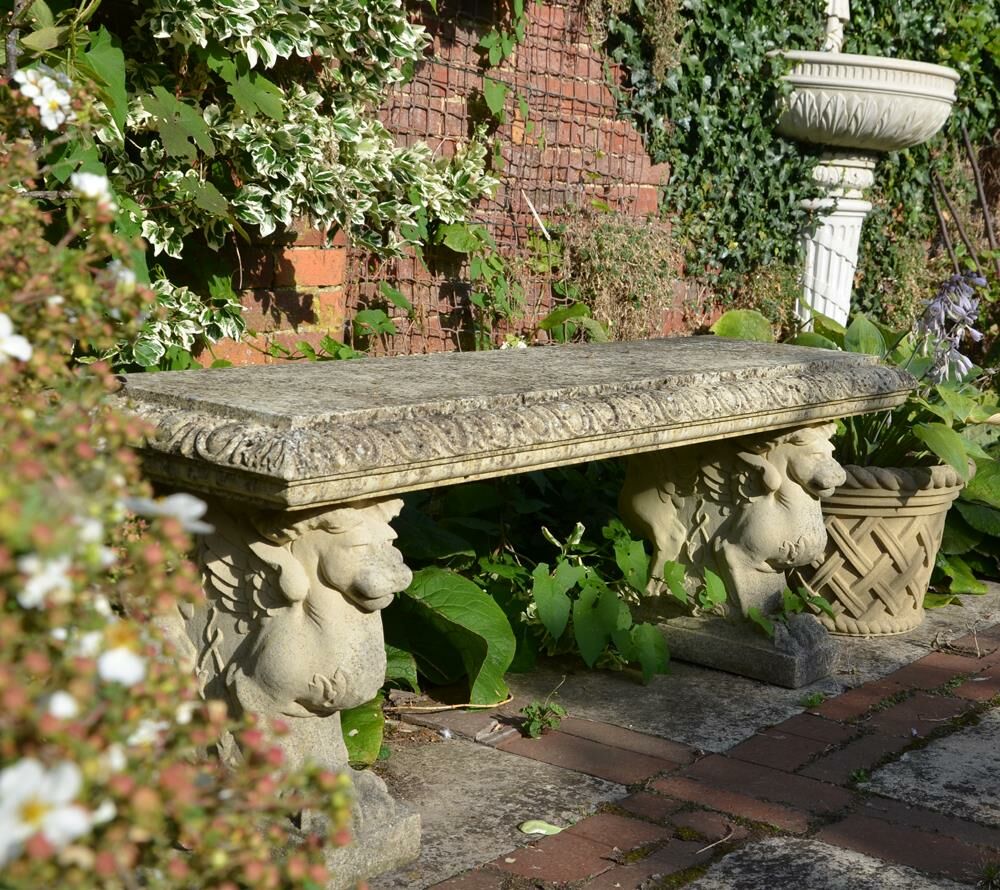  Garten Sitzbank Antik Stein - Whitesands Bay