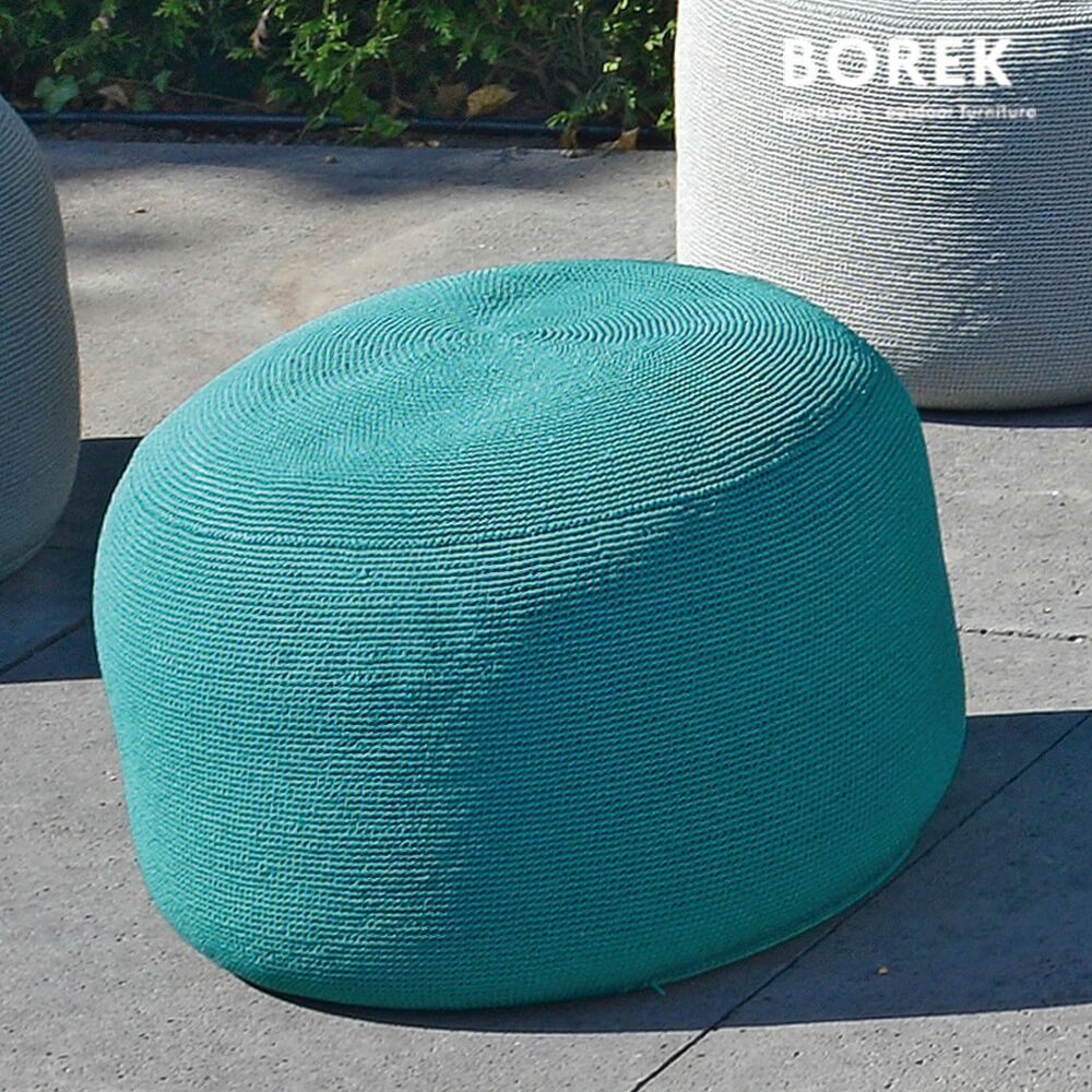  Garten Sitzkissen Rund - Borek - Grün - Ardenza Seil - Crochette Sitzkissen