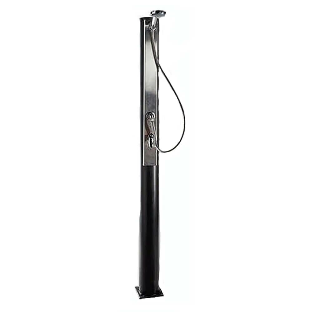  Garten Solardusche Mit 35 L Wasserspeicher - Schwarz - Zum Befestigen - Najade