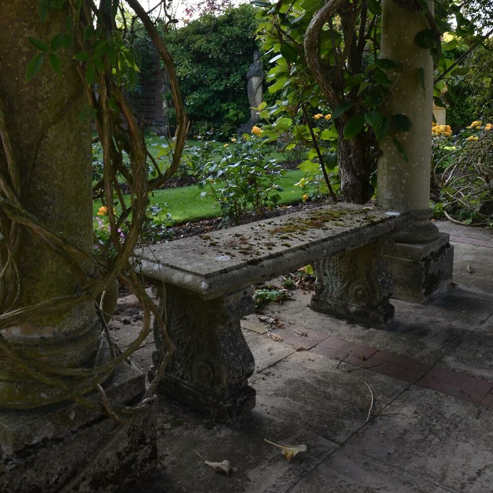  Garten Stein Bank Historisch - Adlington Hall