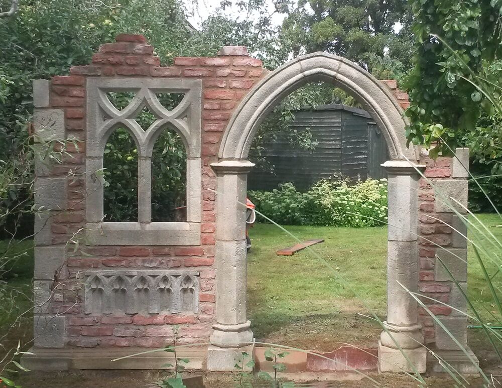  Garten Stein Ruine Aus England - Hawkesbury Castle
