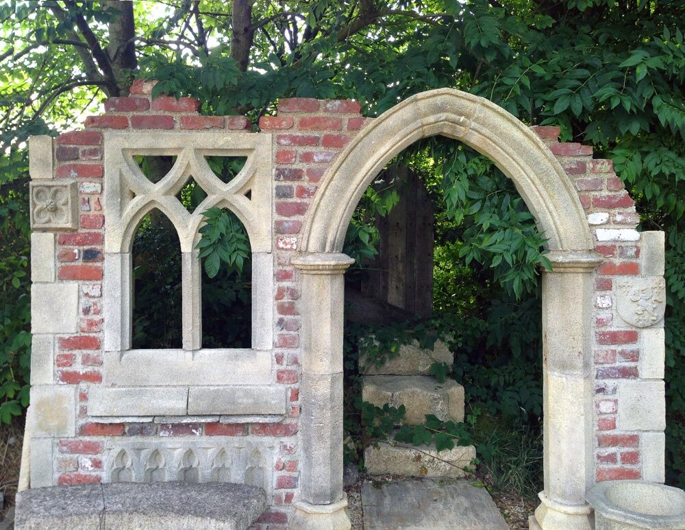  Garten Stein Ruine Aus England - Hawkesbury Castle