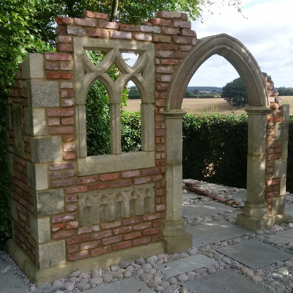  Garten Stein Ruine Aus England - Hawkesbury Castle