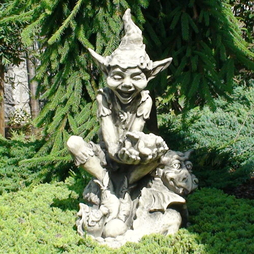  Garten Steinfigur Mit Gnom - Dudley