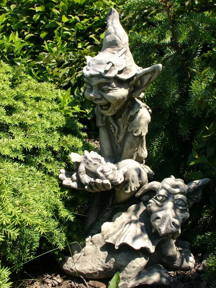  Garten Steinfigur Mit Gnom - Dudley
