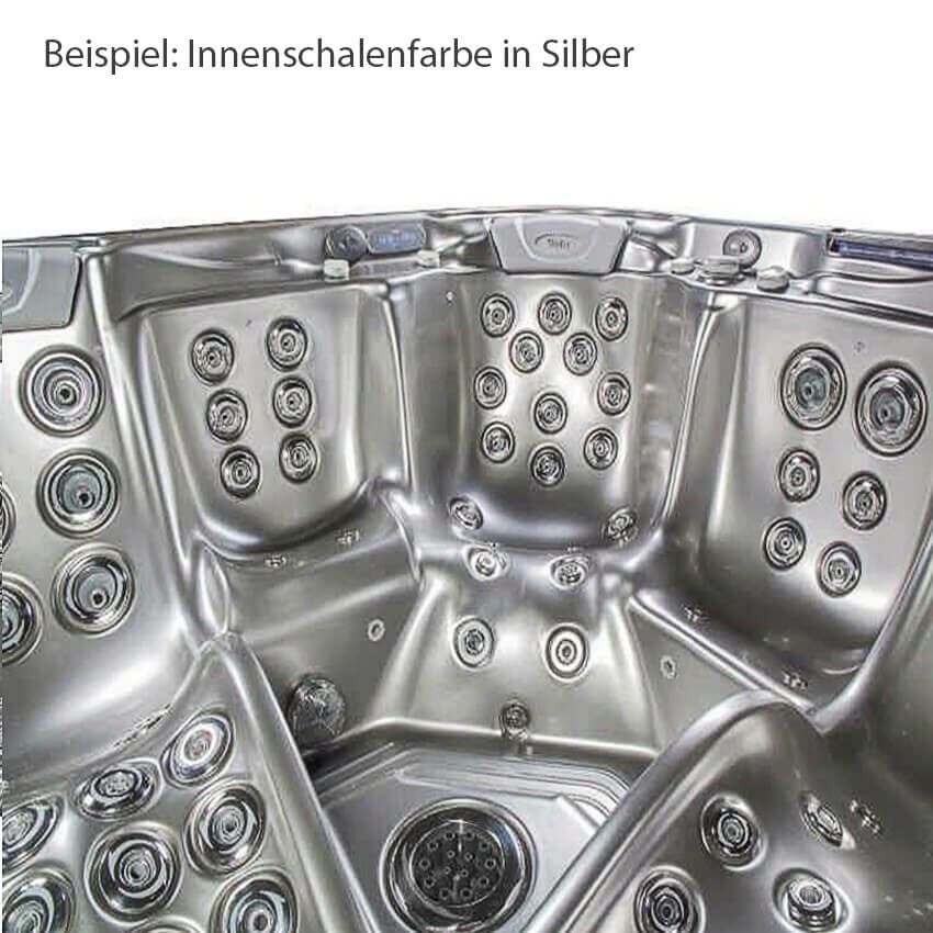  Garten Swim-Spa - Mit Gegenstromanlage - Acryl - Eckig - 2 Sitze - Nephrit Giant