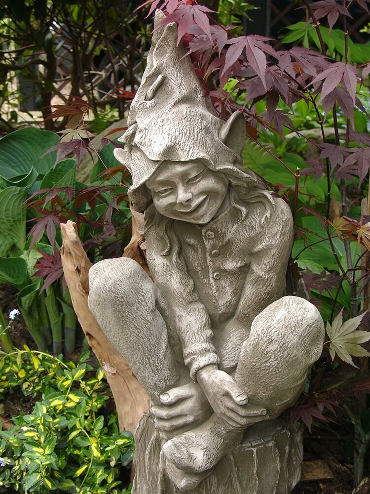  Gartenfigur Elfe Aus Steinguss - Fenea