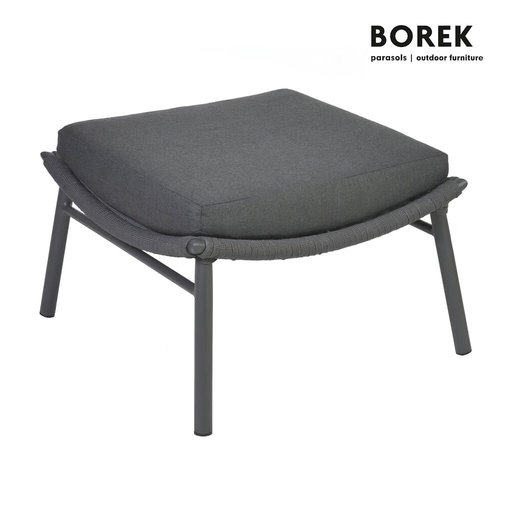  Gartenhocker Aus Alu Und Ardenza-Rope - Hocker Aveiro