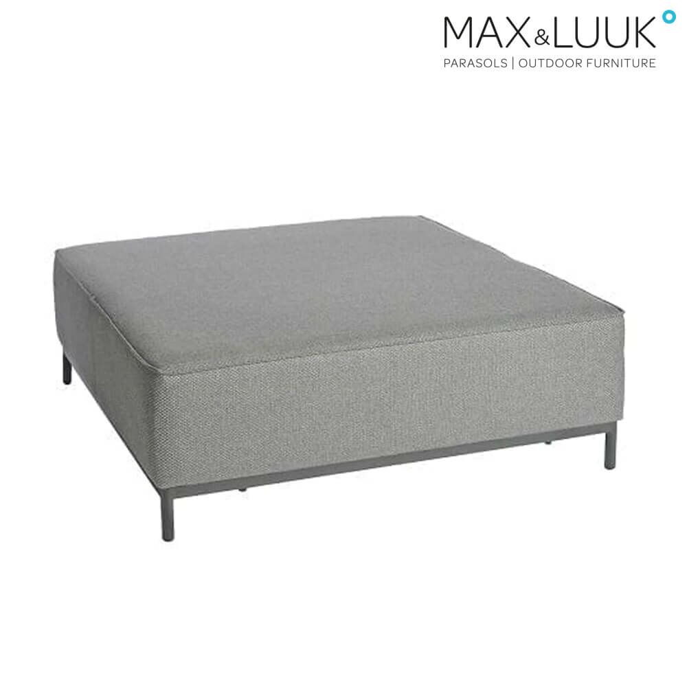  Gartenhocker Für Loungegruppe West - Grau - West Hocker