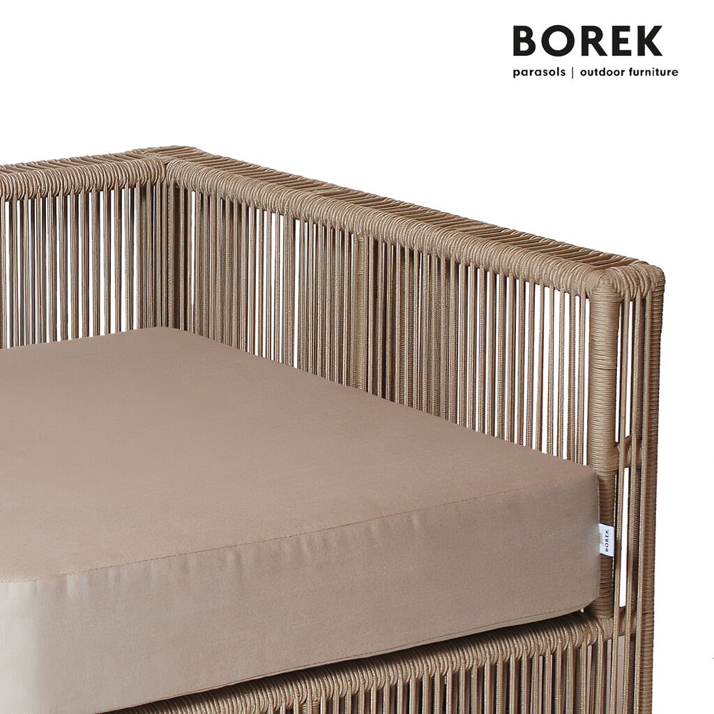  Gartenlounge Modul Ecke Von Borek - Aluminium - Mit Kissen - Beige - Lincoln Eck- Sitzmodul