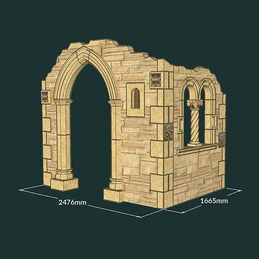  Gartenruine Mit Korinthischem Fenster & Bogentür - Taunton Ruin