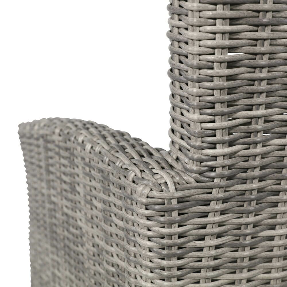  Gartensessel Aus Polyrattan Mit Sitzkissen - Set - Korbsessel Tio