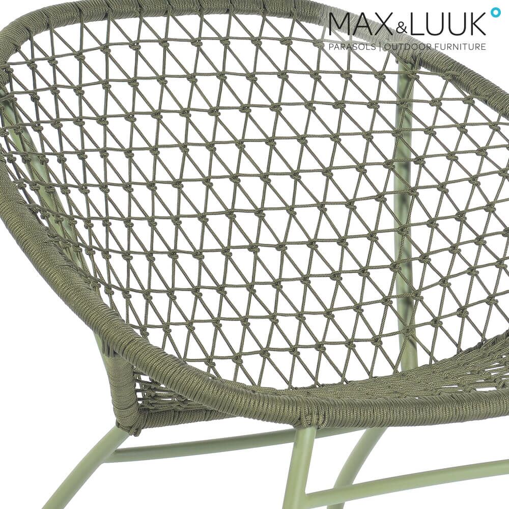  Gartensessel Aus Rope & Alu - Max&Luuk - Modern - Bella Sessel