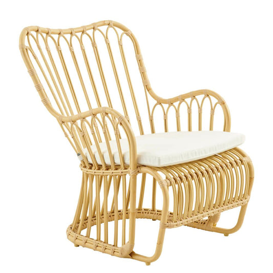  Gartensessel Für Die Lounge Aus Alu Rattan In Der Farbe Hellbraun - Gartensessel Fillip