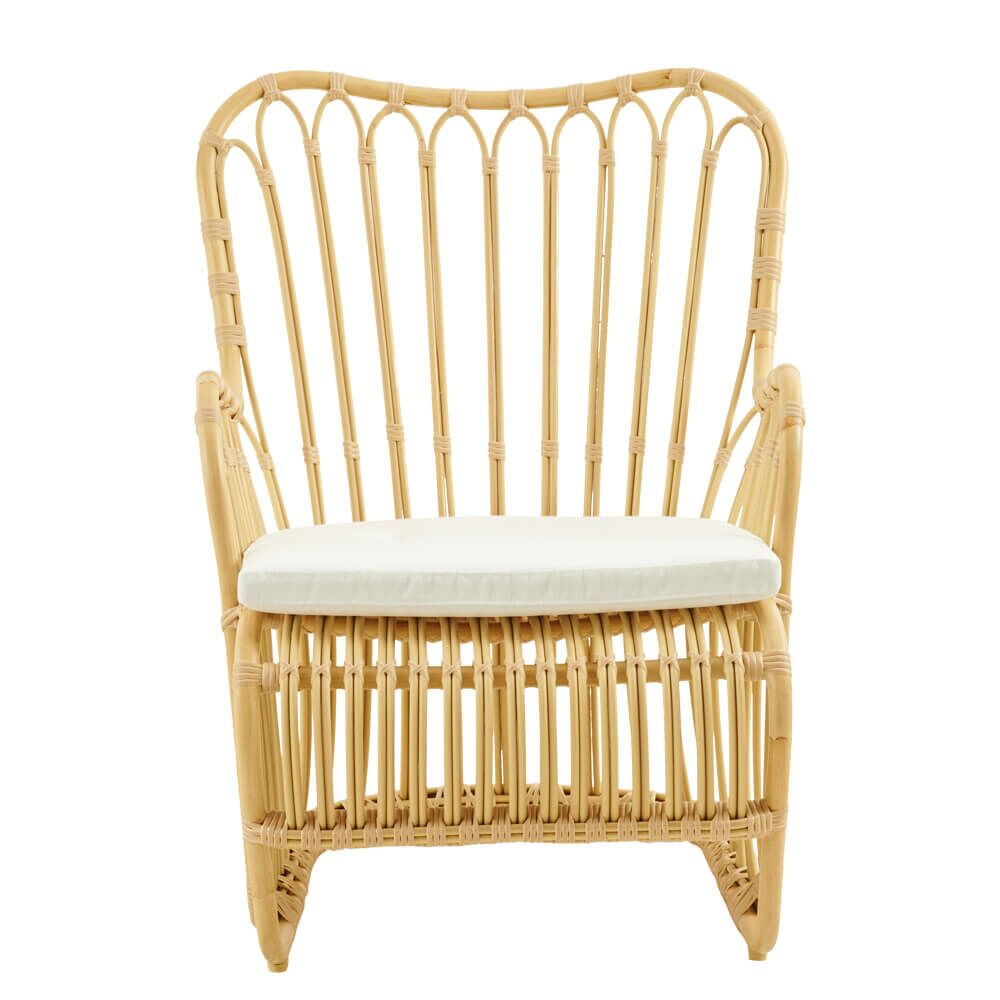  Gartensessel Für Die Lounge Aus Alu Rattan In Der Farbe Hellbraun - Gartensessel Fillip