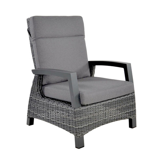  Gartensessel Rattanoptik Mit Kippbarer Rückenlehne - Sessel Flero