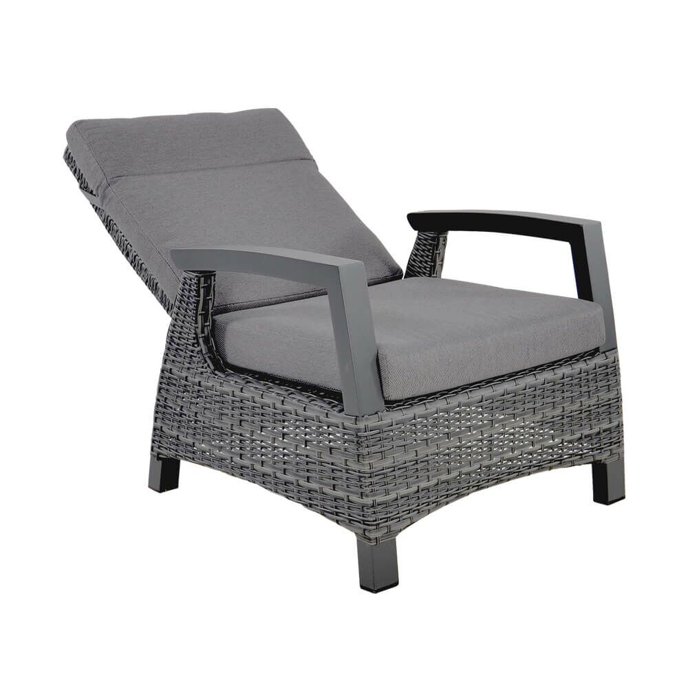  Gartensessel Rattanoptik Mit Kippbarer Rückenlehne - Sessel Flero